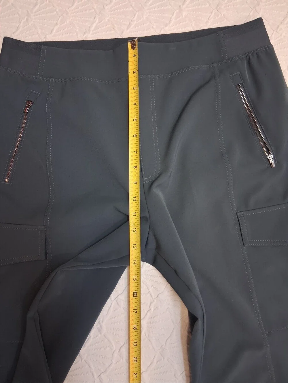 Athleta Women 's Slate Gray Cargo Pants Size 16